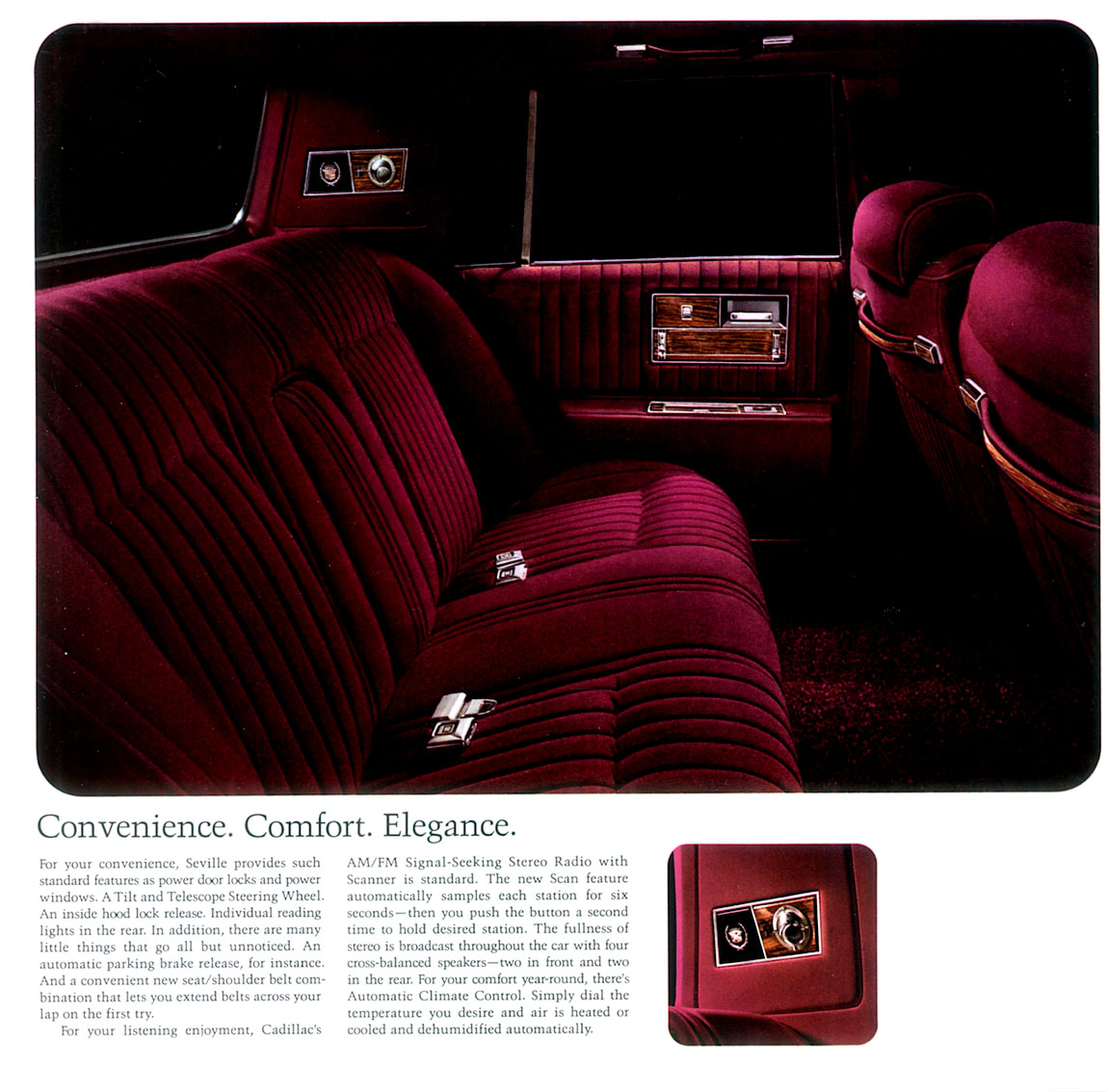 1977 Cadillac Seville Brochure Page 8